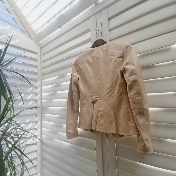 Zara REAL Leather Fall Jacket - Picture 6 of 8